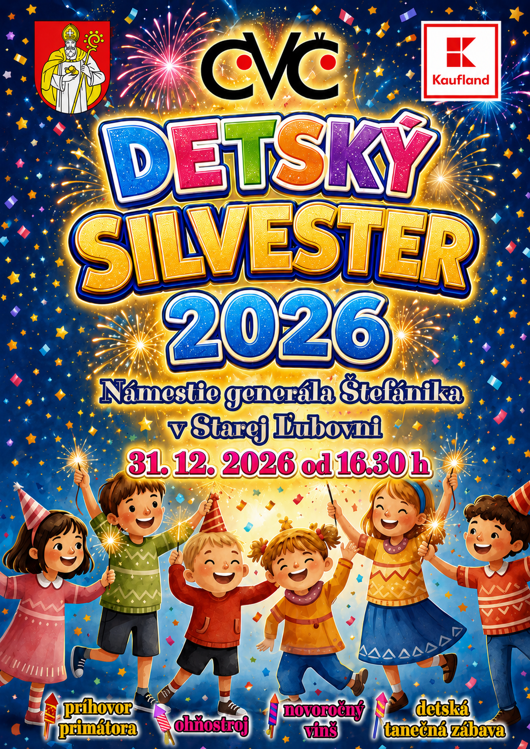Detský Silvester s ohňostrojom
